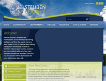 Tablet Screenshot of co.steuben.in.us